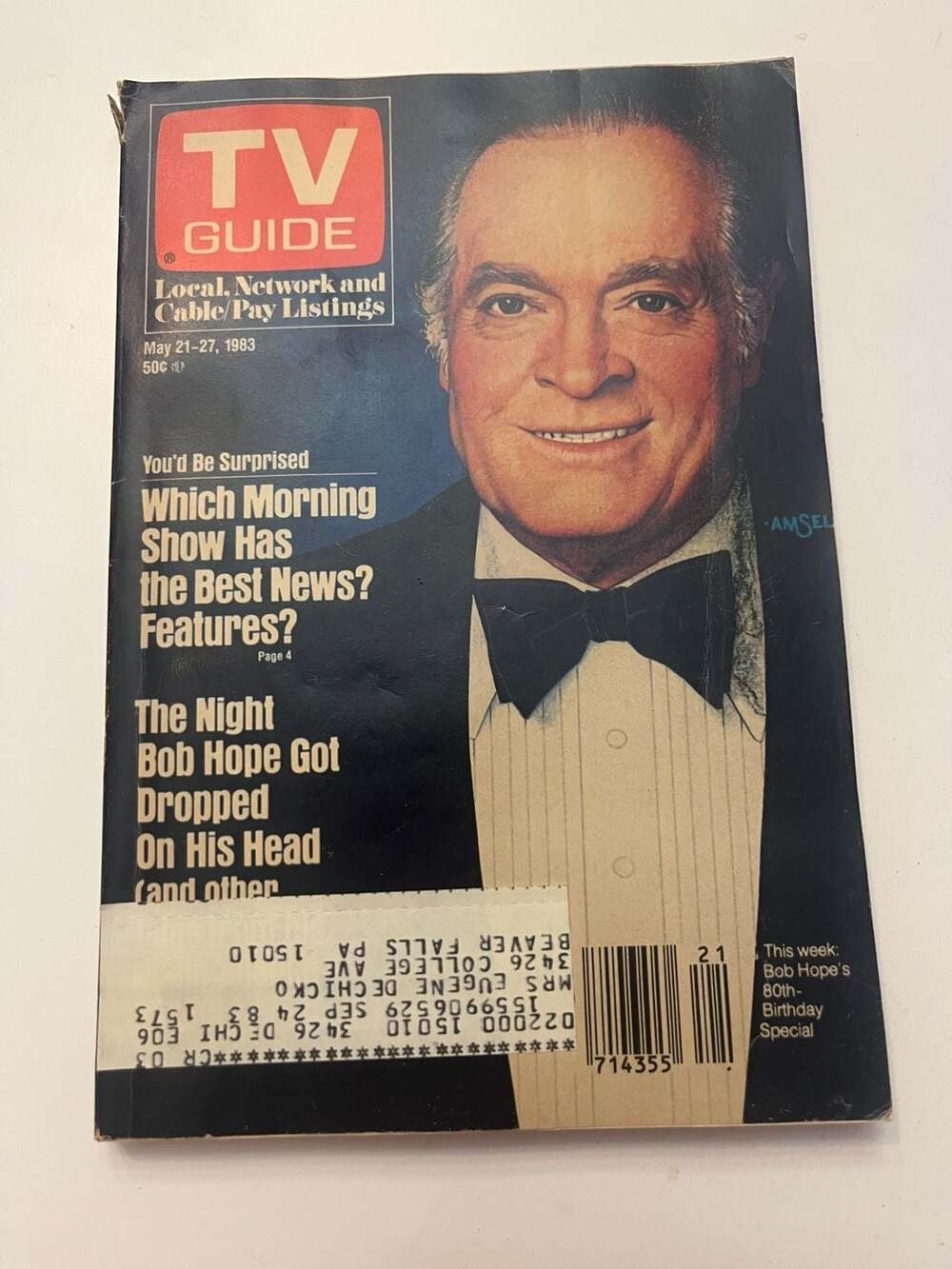 TV Guide Magazine May 21-27 1983 Bob Hope